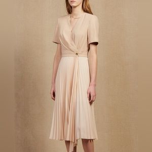 Sandro V neck dress NWOT